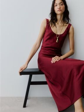 H&M Satin Slip Dress - size small - NWT
